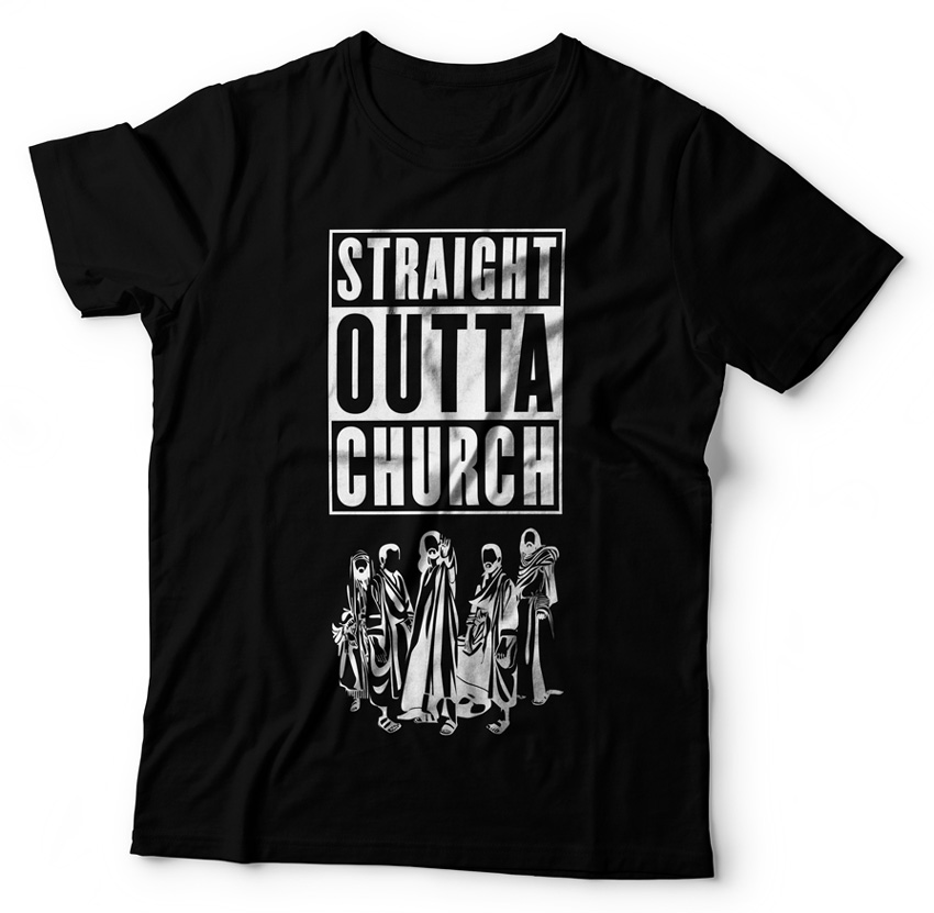 Straight Outta Church t-shirt