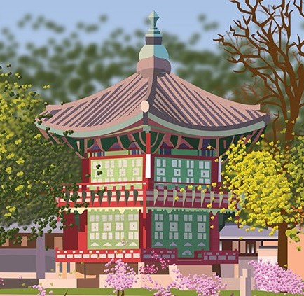 Korea Travel Poster