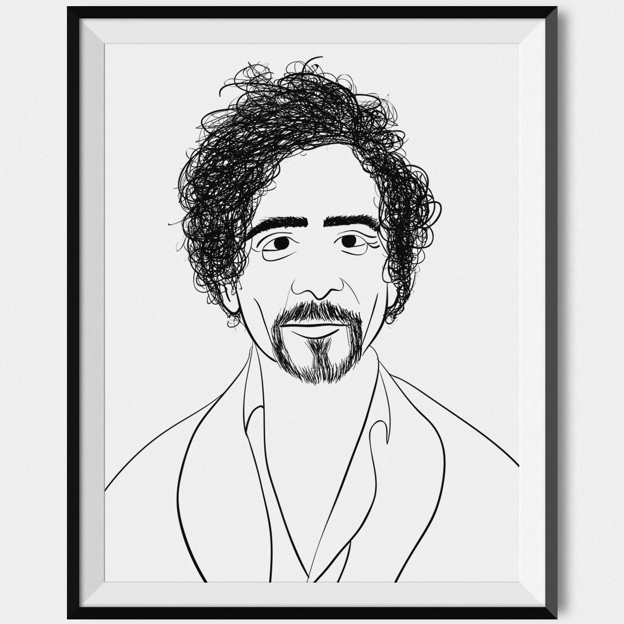 Illustration of Tim Burton