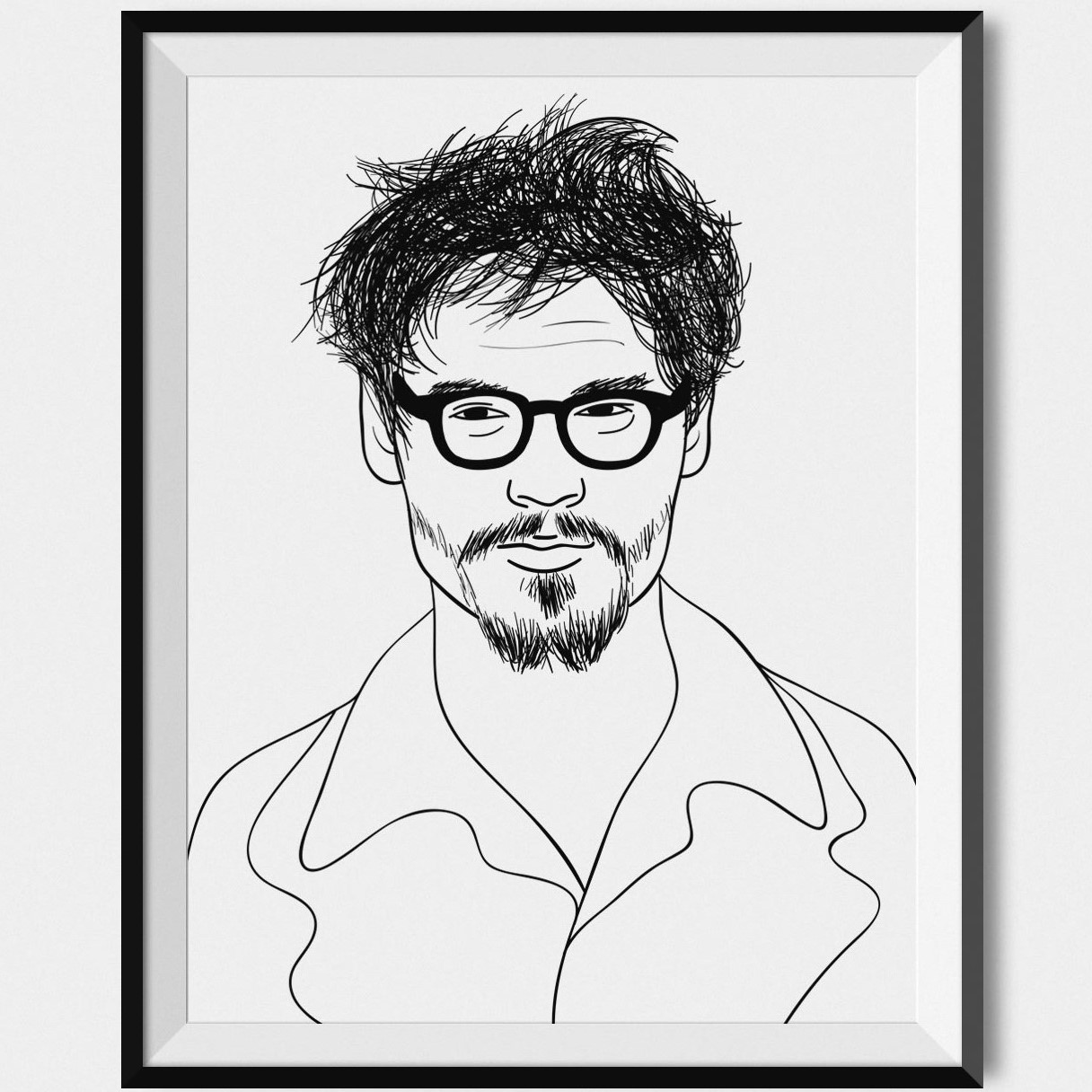 Illustration of Johnny Depp